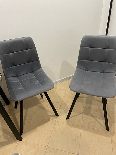 Стул на металлокаркасе Чилли бежевый / белый каркас фото покупателя 844