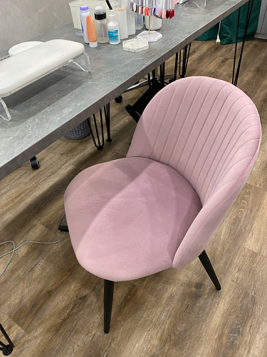 Стул на металлокаркасе Gabi wine red / black фото покупателя 719