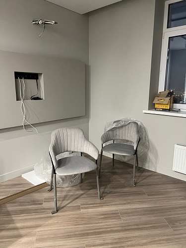 Стул на металлокаркасе Инклес темно-зеленый / черный глянец фото покупателя 21