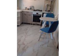 Стул на металлокаркасе Чилли синяя ткань / белый фото покупателя 276