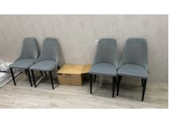 Стул на металлокаркасе Kora gray / black фото покупателя 379