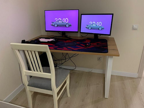 Деревянный стол Лота Лофт 120x75 дуб крафт табачный / черный матовый фото покупателя 479