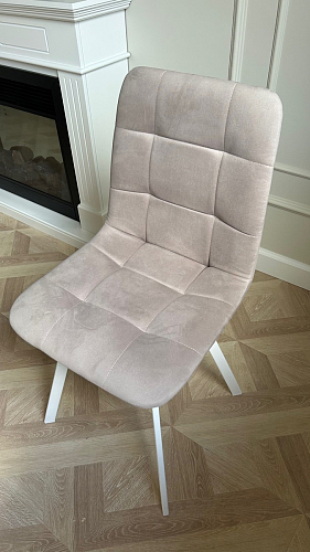 Стул на металлокаркасе Чилли темно-серый / черный каркас фото покупателя 224