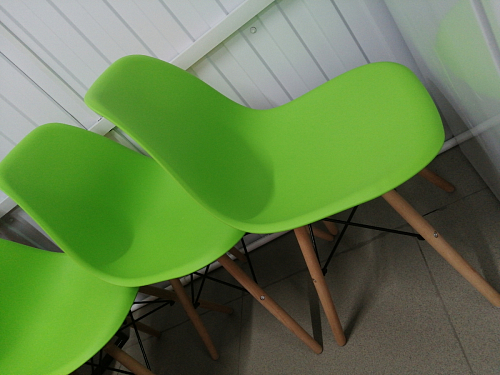 Стул Cindy Eames mod. 001 khaki / natural фото покупателя 298