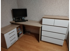 Компьютерный стол с тумбой КСТ-109 тумба слева фото покупателя 104