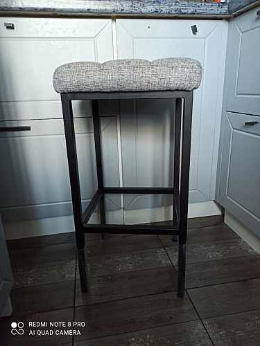 Барный стул Лофт катания минт / белый матовый фото покупателя 272