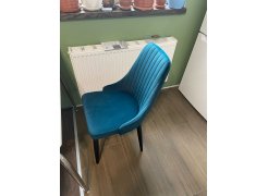 Стул на металлокаркасе Kora green / black фото покупателя 117