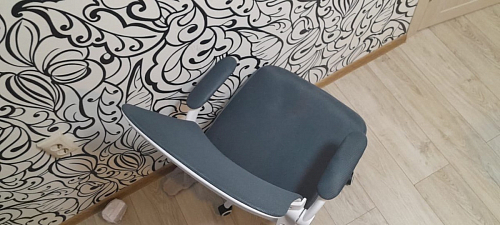 Компьютерное кресло Konfi light gray / blue / white фото покупателя 111