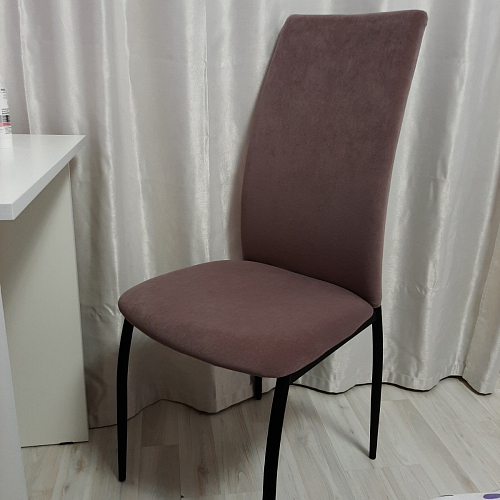 Стул на металлокаркасе Tod light blue / yellow / black фото покупателя 40