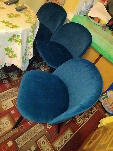 Стул на металлокаркасе Gabi latte / gold / black фото покупателя 825