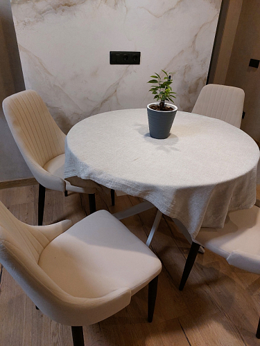 Стул на металлокаркасе Kora dark gray / black фото покупателя 146