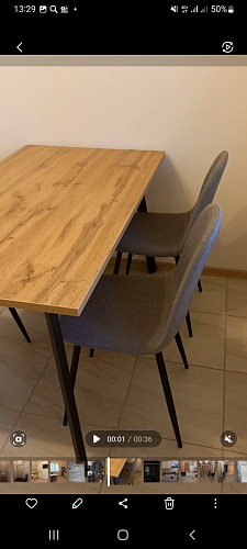 Стол Тринити Лофт 120 25 мм черный матовый / дуб делано темный фото покупателя 191