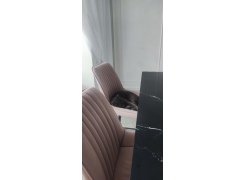 Стул на металлокаркасе Седа К крутящийся светло-серый  / белый фото покупателя 337