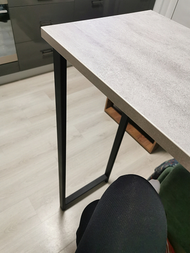 Барная стойка Дилан Лофт 120х60х110 бетон фото покупателя 99