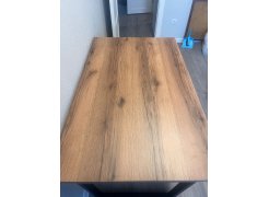 Стол Лота Лофт 140 25 мм черный матовый / бетон фото покупателя 531