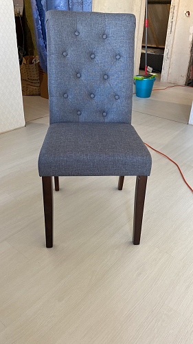 Стул Amelia dark walnut / fabric grey фото покупателя 2