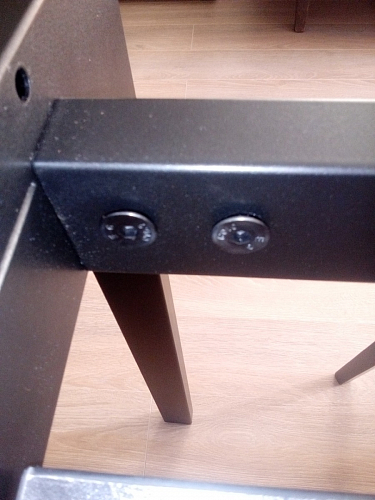 Стол Центавр дуб галифакс / черный матовый фото покупателя 64