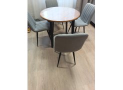 Стул на металлокаркасе Дани темно-серый / белый фото покупателя 41