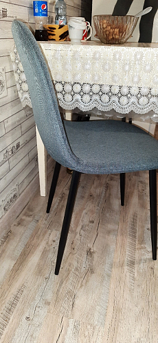 Стул на металлокаркасе Lilu 05 gray / white фото покупателя 39