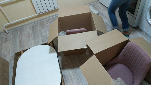 Стул на металлокаркасе Kora black / gray фото покупателя 487