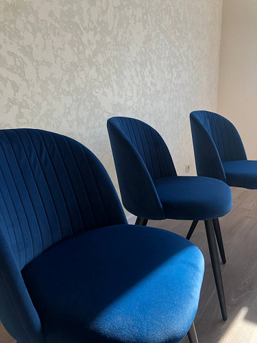 Стул на металлокаркасе Gabi gray / black фото покупателя 308