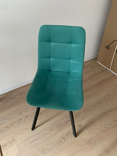 Стул на металлокаркасе Чилли синий / белый фото покупателя 1304