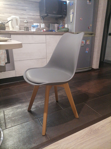 Стул Bonuss blue / wooden legs фото покупателя 29