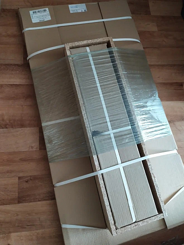 Стол Тринити Лофт 140 25 мм дуб делано темный / белый фото покупателя 5