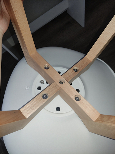 Деревянный стул Bonuss black / black фото покупателя 17