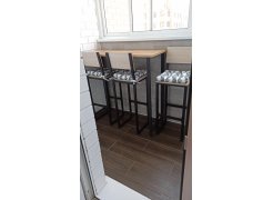 Барная стойка Дилан Лофт 120х60х90 бетон фото покупателя 113