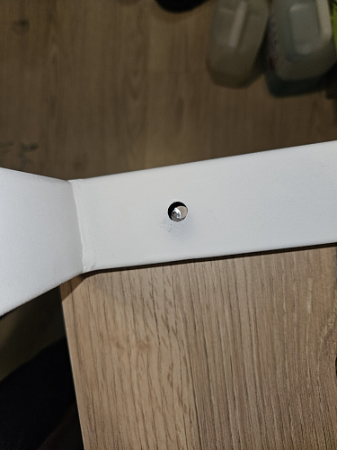 Письменный стол Битти Лофт 116х60х75 дуб вотан / белый матовый фото покупателя 123