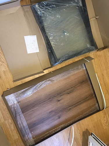 Деревянный стол Лота Лофт 120х75 белый матовый / дуб крафт золотой фото покупателя 600