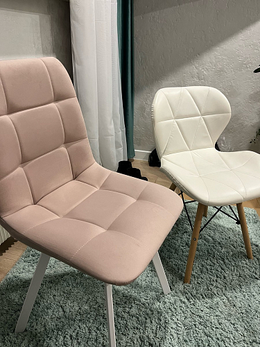 Стул на металлокаркасе Чилли зеленый / белый каркас фото покупателя 96