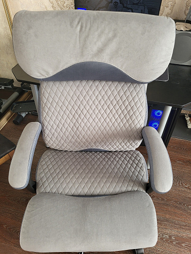 Компьютерное кресло Chief Metalbl/Чиф Металбл серый фото покупателя 5