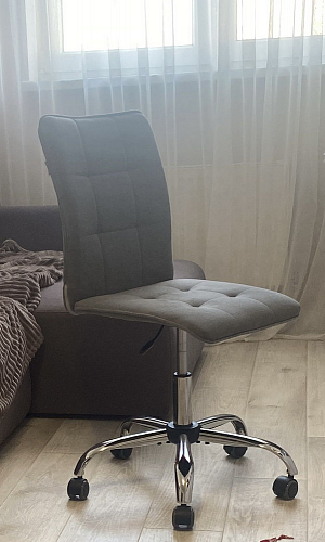 Компьютерное кресло One/Ван флок бежевый 7 фото покупателя 103