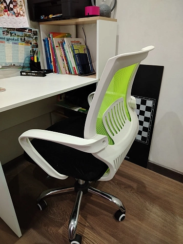 Компьютерное кресло Ergoplus light gray / white фото покупателя 20