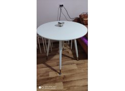 Стол круглый Bianka 90 белый фото покупателя 5