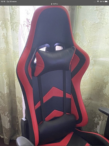 Компьютерное кресло Kano черное / красное фото покупателя 104