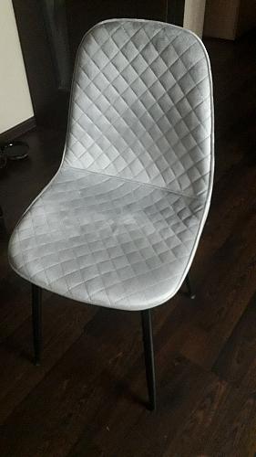 Стул на металлокаркасе Capri голубой фото покупателя 112