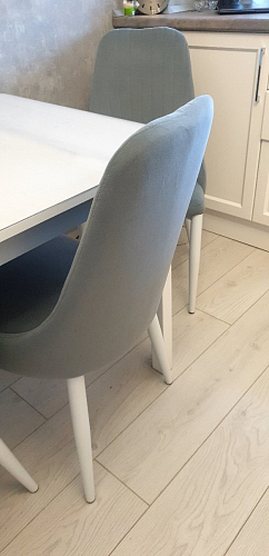 Стул на металлокаркасе Kora white фото покупателя 210