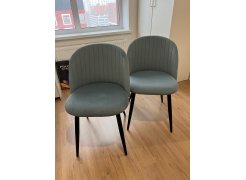 Стул на металлокаркасе Gabi 1 бежевый / черный с серебряными наконечниками фото покупателя 374