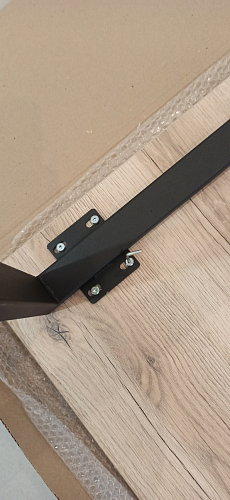 Стол Лота Лофт 140 25 мм черный матовый / бетон фото покупателя 459