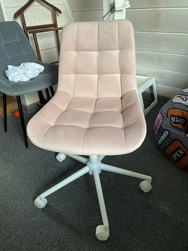 Компьютерное кресло Честер голубой (velutto 47 ) / черный фото покупателя 39