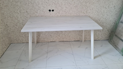 Стол Тринити Лофт 120 32 мм дуб галифакс табако / черный матовый фото покупателя 230