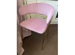 Стул на металлокаркасе Kamelia зеленый / золото фото покупателя 91