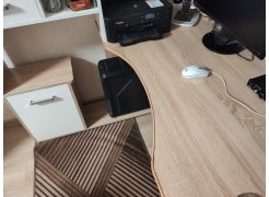 Стол компьютерный Джаз-15 белый правый фото покупателя 60