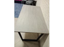 Деревянный стол Лота Лофт 120(160)х75 черный матовый / бетон светлый фото покупателя 967