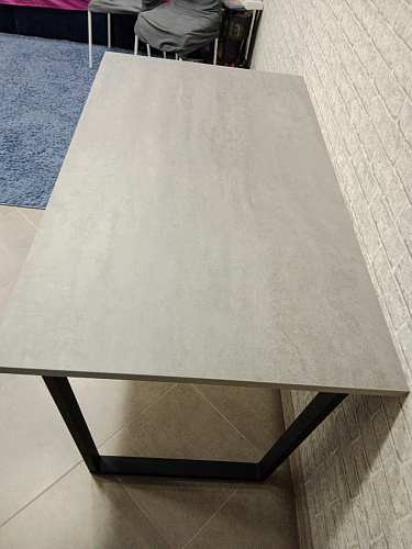 Стол раскладной Лота Лофт 120 25 мм юта / черный матовый фото покупателя 967