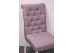 Деревянный стул Amelia 01 dark walnut / fabric cream из шоурума 2