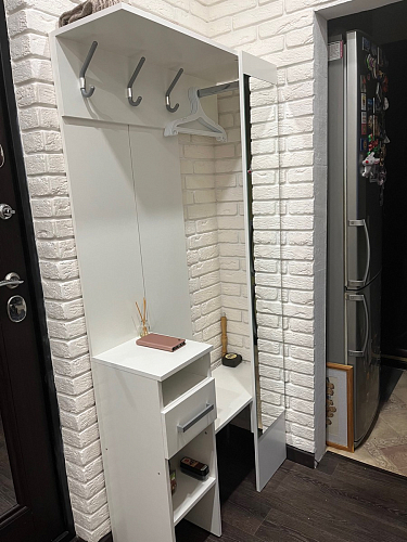 Готовая прихожая Рогес белая фото покупателя 1